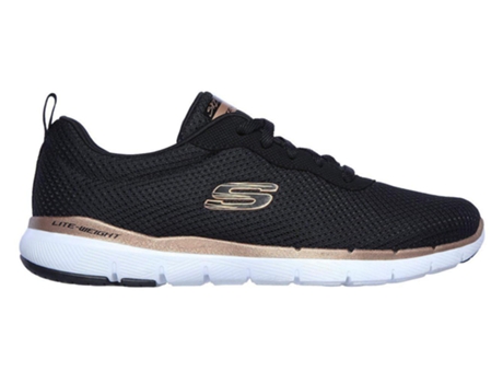 Botas SKECHERS Malla Arejada Mujer (38 - Negro)