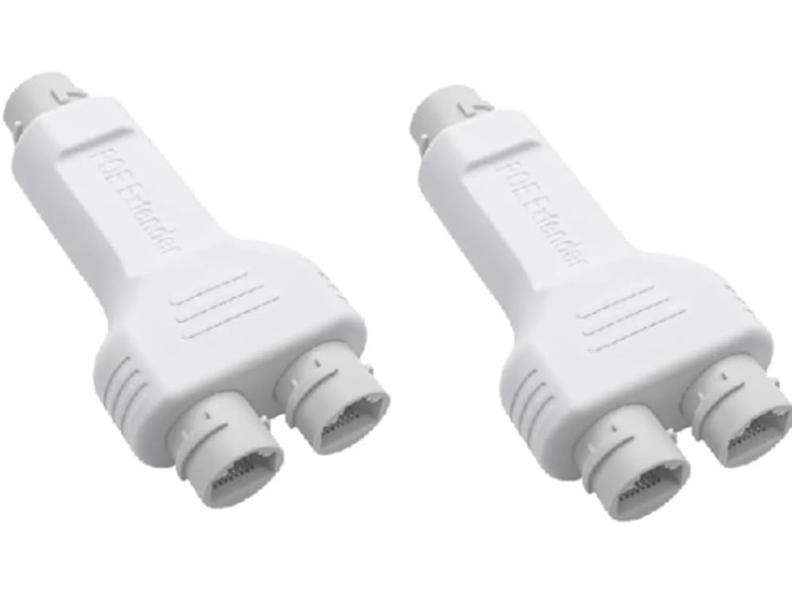 Repetidor/extensor Poe Impermeable De 100 M Con 1 Entrada Y 2 Salidas, Para Uso En Exteriores, 30 W De Alto Voltaje.