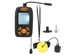 Detector de peces portátil Danu con pantalla LCD y sensor de sonar para kayak, barco, lago, medición de profundidad, portátil.