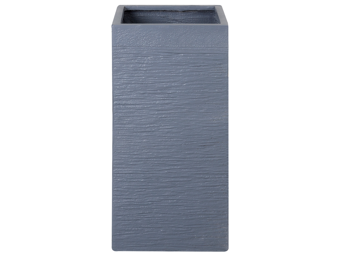 Maceta Cuadrada Gris BELIANI Dion 33x33x70 cm