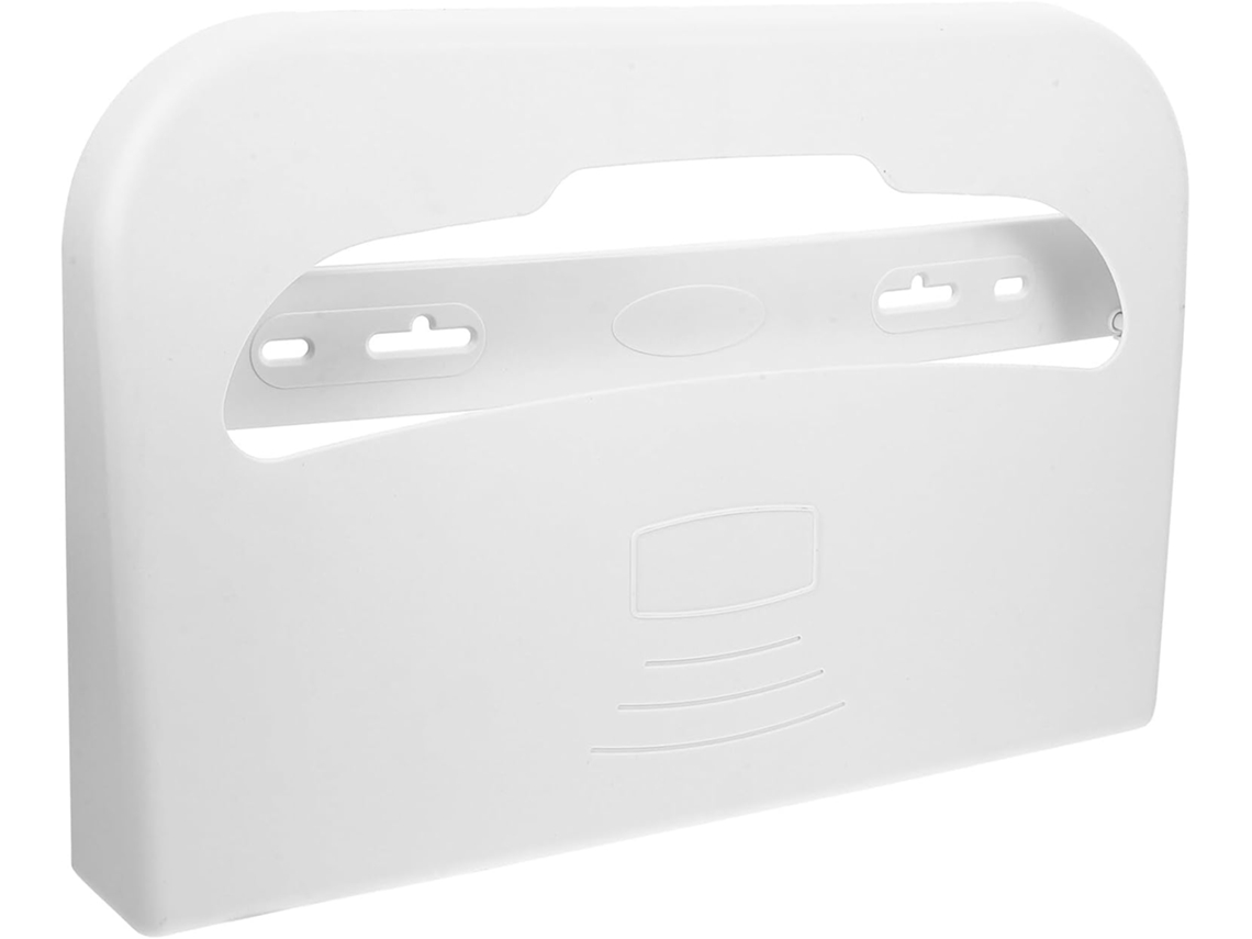Caja de pañuelos redonda vintage, diseño elegante, blanca/rosa