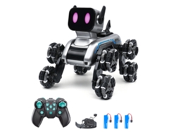Robot De Juguete Para Niños, Coche Acrobático Con Control Remoto De 2,4 Ghz Y Sensor De Gestos Con Luz Led Y Música (3 Pilas)
