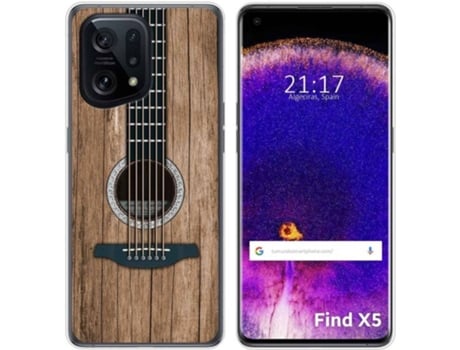 Carcasa para Oppo Find X5 5G TUMUNDOSMARTPHONE Dibujos Madera 11 Multicolor