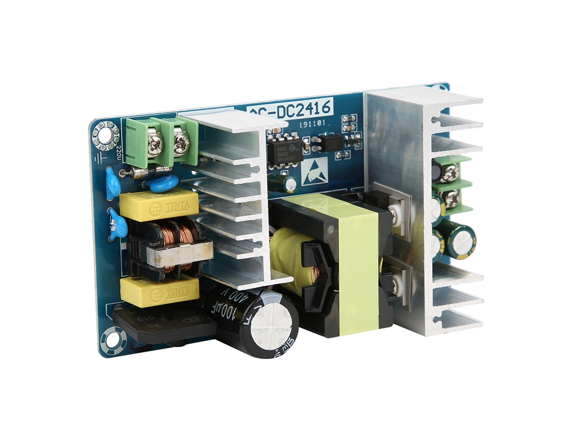Módulo De Fuente De Alimentación Ca-cc De 150 W, 24 V, 6 A~9 A, Con Protección Y Disipadores De Calor.