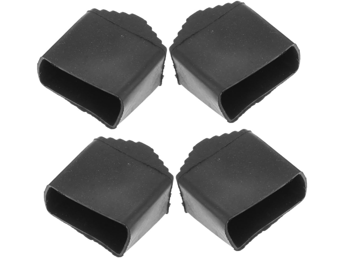 4 Almohadillas Antideslizantes Para Una Protección Estable Y Fácil Instalación, De Goma Negra.