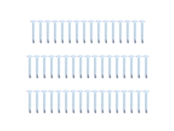 50 Tornillos Autorroscantes De Cabeza Phillips, Acero Al Carbono Galvanizado, 4,2 X 32 Mm Con Arandela Redonda