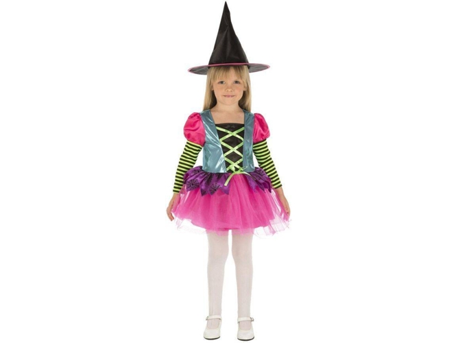 Disfraz de Niña Bruja (Tam: 5-6 anos)