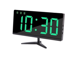 Reloj Digital LED, 4 Niveles de Brillo, Temperatura, Fecha y Puertos USB Kofihety