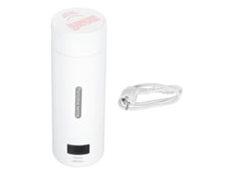 Chaleira Elétrica Portátil Inox 500ml Multifuncional Viagem Carro Café Chá 45-100°c Eu Plug 250v