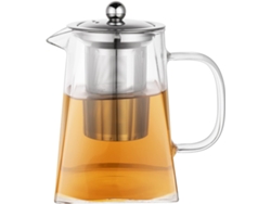 Tetera de vidrio con filtro para té suelto, resistente al calor, 350 ml
