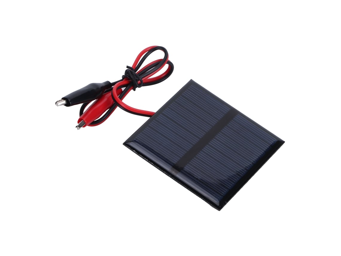Panel Solar Portátil De 0,7 W Y 5 V Con Módulo De Carga Para Baterías De 3,7 V A 5 V (hazlo Tú Mismo).