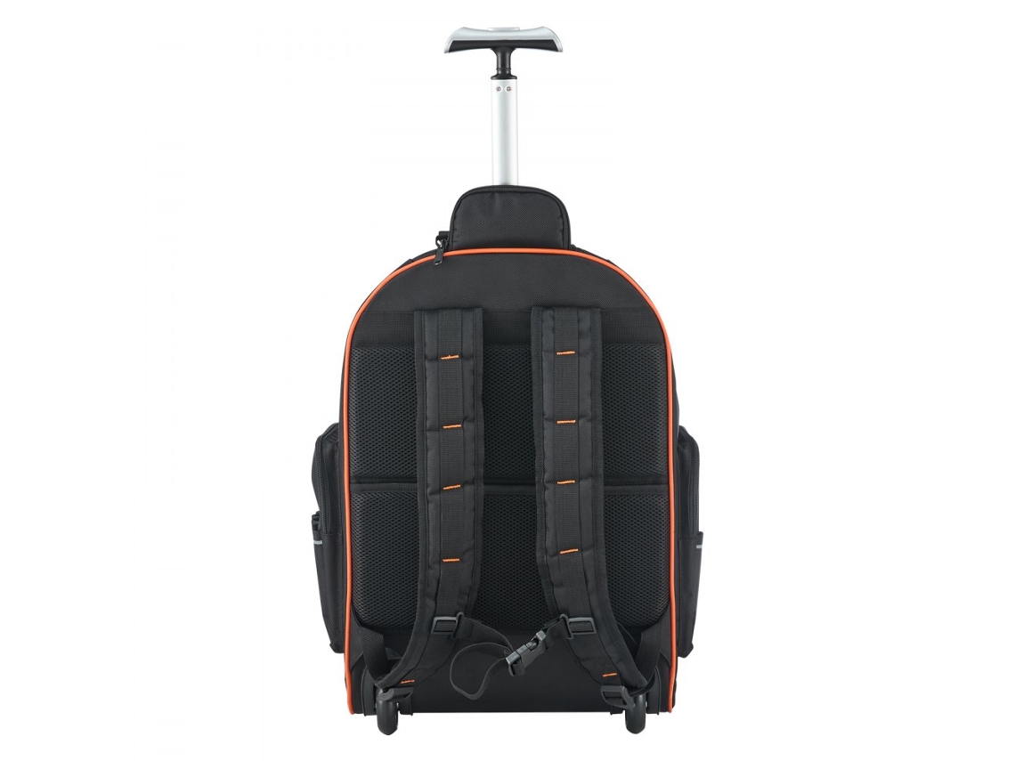 Mochila para herramientas 2 en 1 con ruedas, 72 bolsillos, capacidad de 50 kg, resistente para trabajo y taller Tekmaquinas