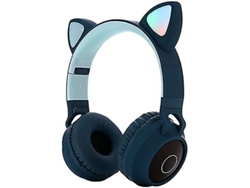Auriculares con cable SEMD X-Ej053Bt5.0 estéreo azul oscuro