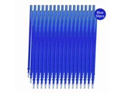 50 Recambios De Bolígrafos De Gel Borrables, Punta Fina De 0,5 Mm, Para Oficina, Escuela Y Material Escolar.