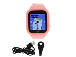 2026-reloj Inteligente Impermeable Para Niños Con Pantalla Táctil, Cámara De Video, Alarma Y Podómetro Rosa