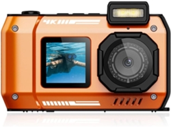 Cámara Sumergible D50, Doble Pantalla, Cámara Selfie Hd Para Deportes Al Aire Libre, Ip68, 10 Metros