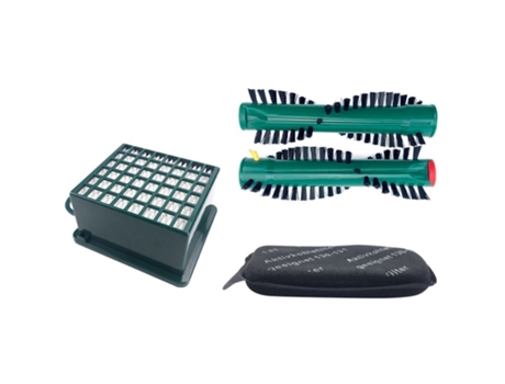 Filtro Hepa, cepillo giratorio y filtro de carbón activado para Motor para piezas de aspiradora Vorwerk Vk130 Vk131