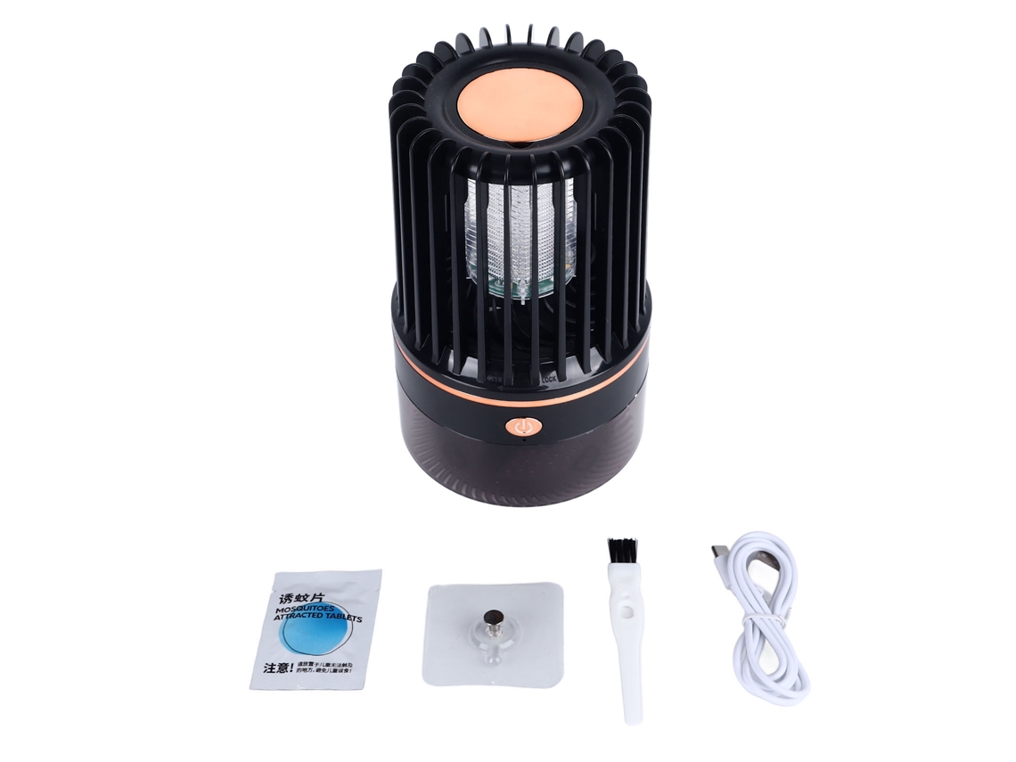 Lámpara Matamoscas Eléctrica Recargable Por Usb, Silenciosa Y Eficiente, Para El Hogar Y Los Viajes.