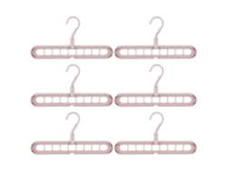 Organizadores de armario multifuncionales con agujeros, perchas mágicas para ahorrar espacio, almacenamiento para ropa pesada, camisas, pantalones y vestidos.