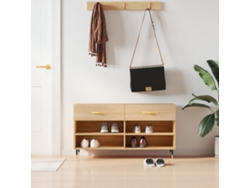 Banco Zapatero | Armario Zapatero Madera De Ingeniería Roble Sonoma 102x35x55 Cm