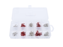 Juego De Anzuelos Triples De Acero Al Carbono Para Pesca Profesional - Accesorio De Pesca (blanco/rojo)
