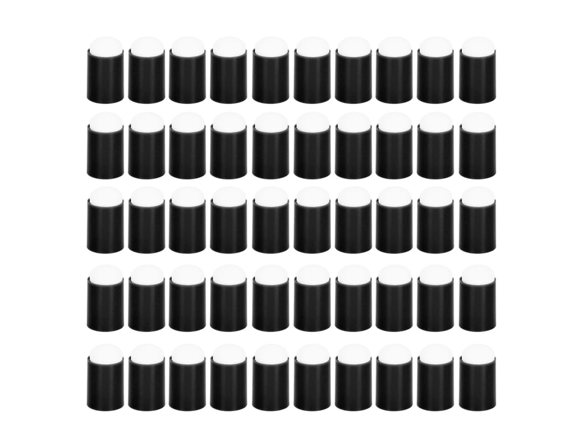 50 esponjas suaves y flexibles para dedos, ideales para pintar, sellar y pintar en salones de uñas y hogares afroamericanos.