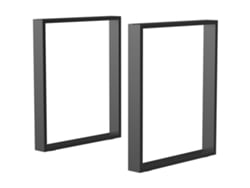 Pés Mesa Retangulares 60x72cm Diy Parafusos Pretos