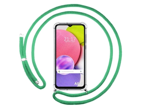 Carcasa Samsung Galaxy A03s TUMUNDOSMARTPHONE Colgante Verde