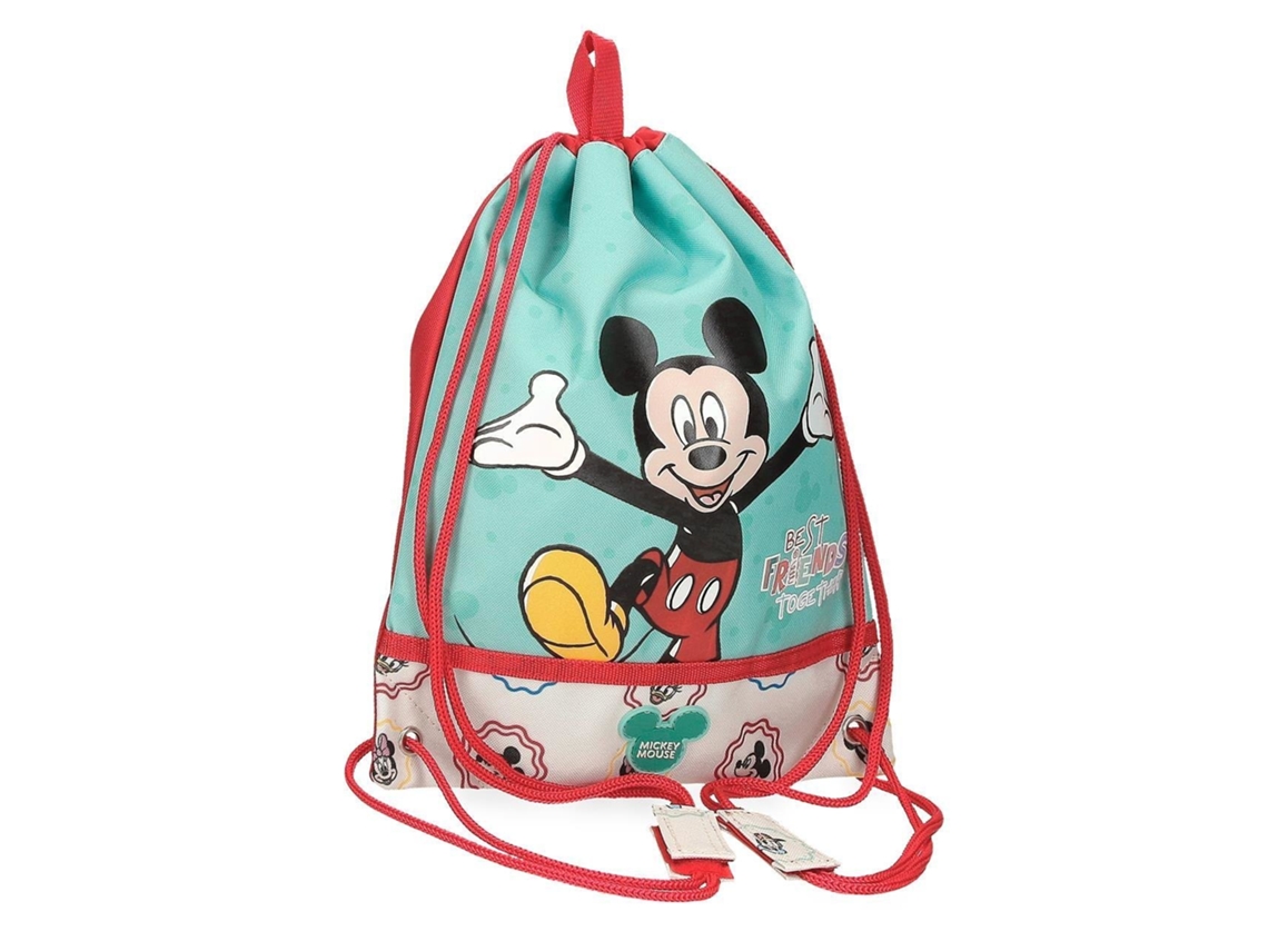 DISNEY Mochila Saco Y Porta Alimentos Poliéster Mickey Best Friends Together