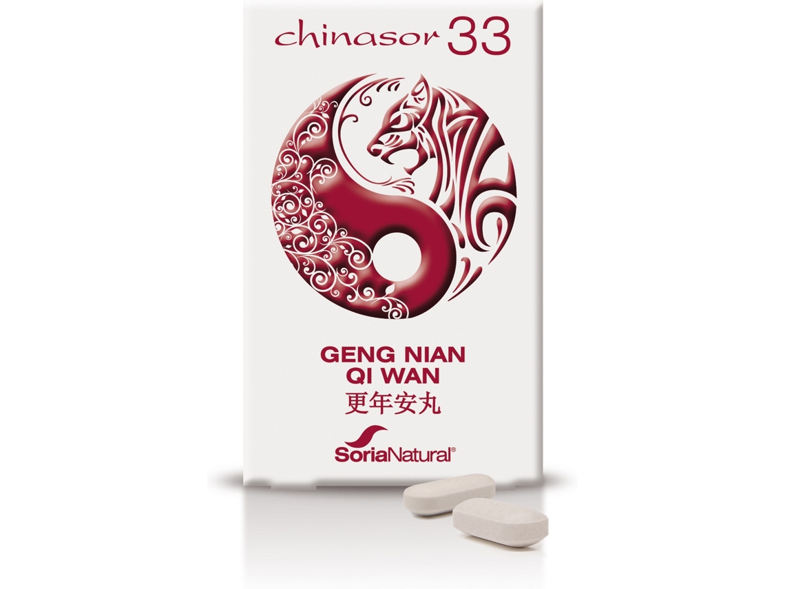 Complemento Alimentar SORIA NATURAL Chinasoreng Nian Qi Wan (30 Comprimidos)
