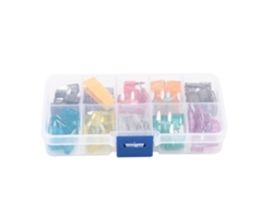Kit De Fusibles Lámina Mini Galvanizados De Cobre Para Coches Tipo Insertable (2-35a 101pcs)