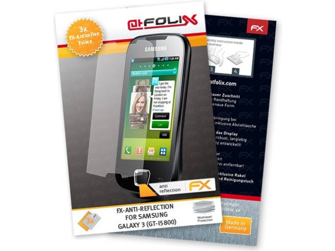 Protector de Pantalla Samsung Galaxy 3 ATFOLIX FX-Antireflex