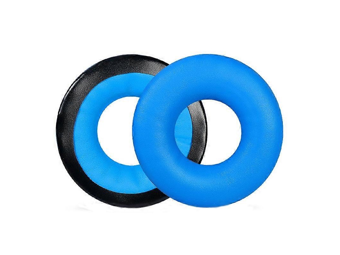 Un par de almohadillas de esponja para auriculares Sennheiser HD25-1II/25/25SP/25SP-II, color: azul