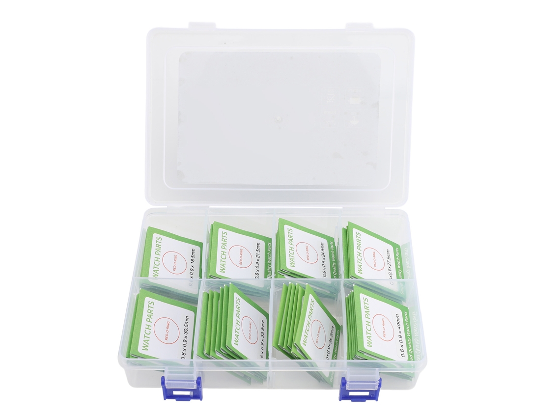 Kit De 49 Juntas Tóricas Para Reparación De Relojes, Resistentes Al Agua, Para Tapa Trasera, Juntas De Plástico.
