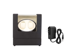 Caja de cuerda automática 20 para reloj mecánico, beige