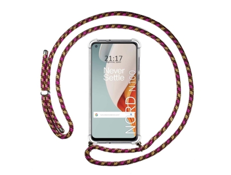 Carcasa OnePlus Nord N100 TUMUNDOSMARTPHONE Colgante Rosa