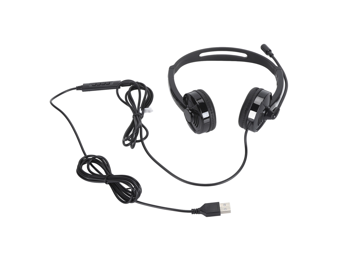 Auriculares Profesionales Con Reducción De Ruido Y Micrófono Con Función De Silencio Para Oficina, Negocios Y Telemarketing.