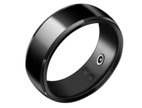 Chronus Anillo inteligente Frecuencia cardíaca Oxígeno en sangre Monitoreo del sueño Anillo Bluetooth resistente al agua Negro 20 #AUJEZON