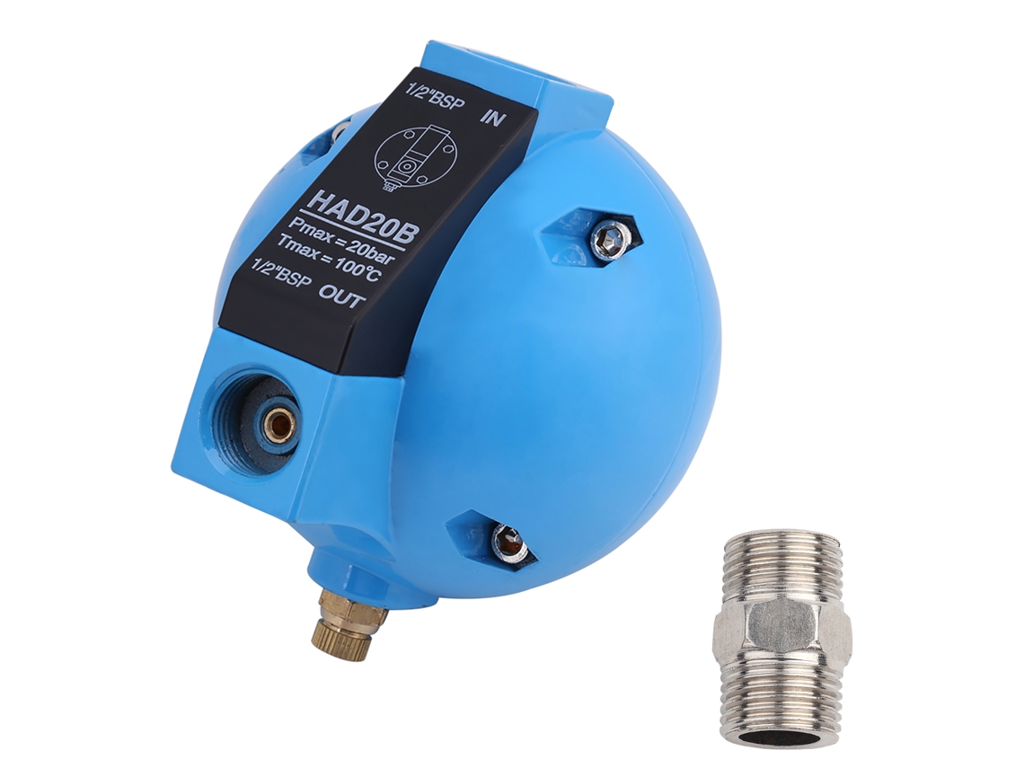 Válvula De Drenaje De Flotador Automática Had20b Redonda Mecánica 1/2bsp 400 L/h 20 Bar De Aire Comprimido