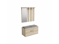 Recibidor TOP E SHOP GAR OPAL SONOMA Plateado Roble Laminado ABS