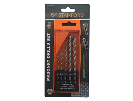 Brocas de widia 4 a 10 mm (5 brocas)