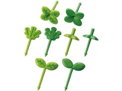 2026da-set De Tenedores De Fruta Para Niños, Mini, 8 Piezas, Cartoon, Food Pick, Abs, 4*3cm