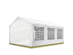 Carpa para fiestas de 3 x 6 m, 350 pies, color blanco Toolport