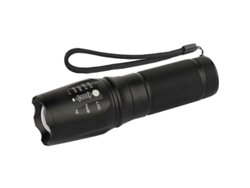 Linterna Táctica LED Militar 1000 Lúmenes Ajustable, Enfoque, Color Negro Kofihety