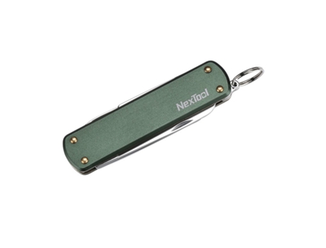 NEXTOOL Herramientas multifuncionales 4 en 1 Cuchilla plegable Cuchillo Tijeras Destornillador Lima de uñas gris