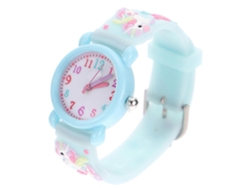 Reloj infantil GOKOCO resistente al agua con diseño de dibujos animados para niñas, 20x3 cm, estilo sencillo y caricaturesco.