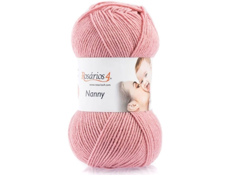 Hilo de Lana ROSARIOS 4 Nanny P150822 (Rosa - 20x7x10 cm - Lana)