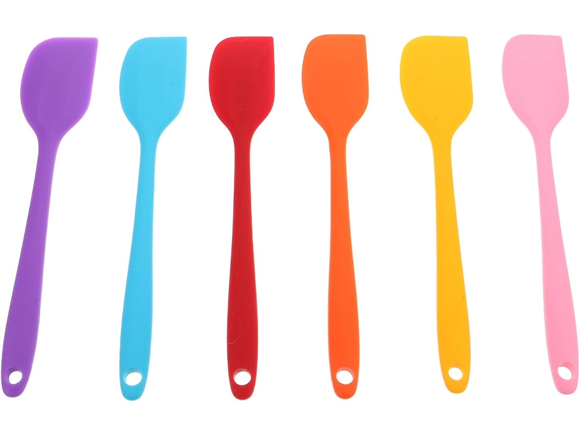 Piezas, Té, Para Cocina, 6 Espátulas De Silicona Para Repostería, Utensilios De Cocina Antiadherentes
