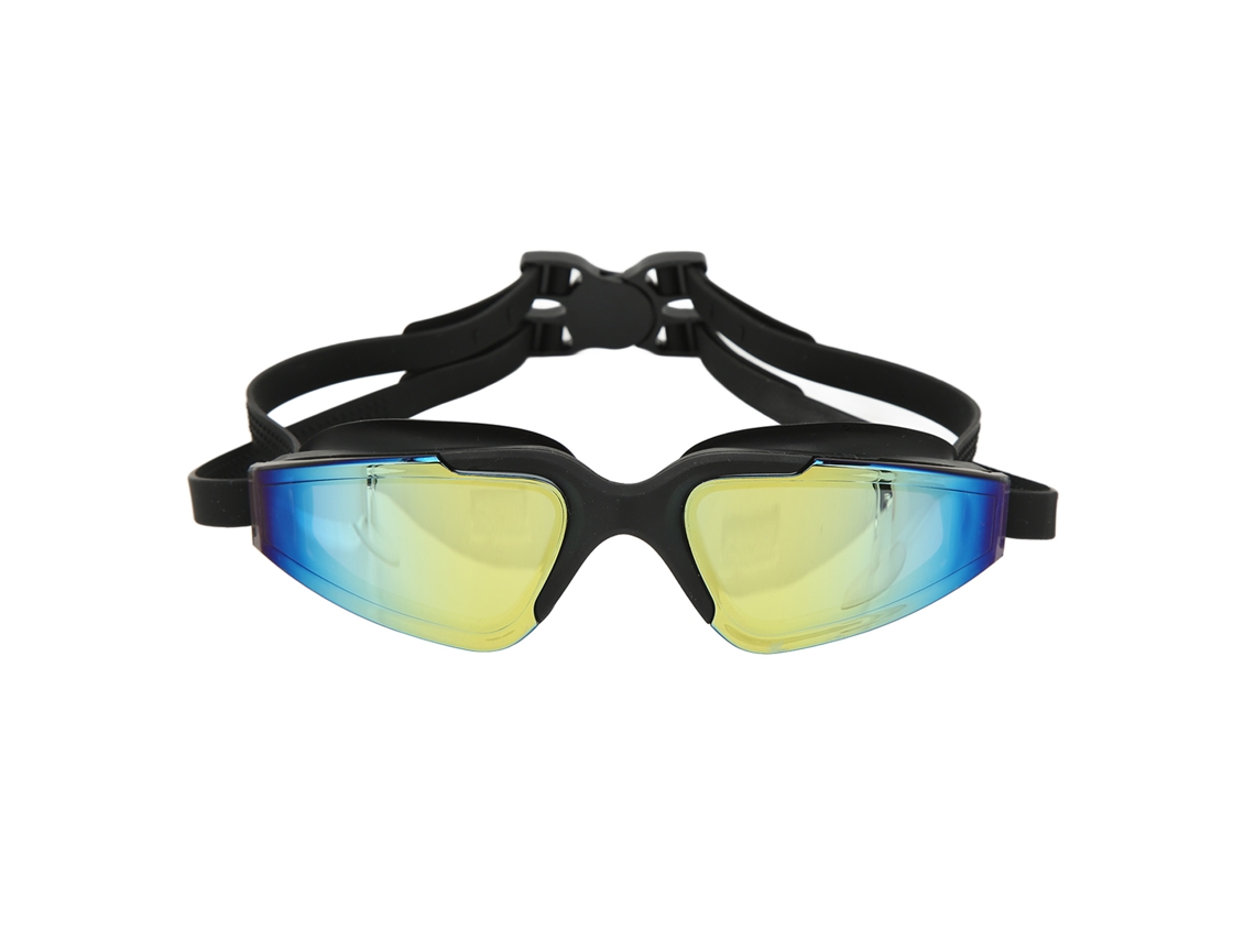 Junli-gafas De Natación Antivaho Hd Impermeables De Silicona Con Visión Amplia Y Antivaho Para Adultos Y Niños, Color Negro