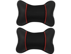 Juego De 2 Almohadas Para Coche, Cojín Cómodo Para El Cuello Y La Cabeza, Almohada Cervical Para